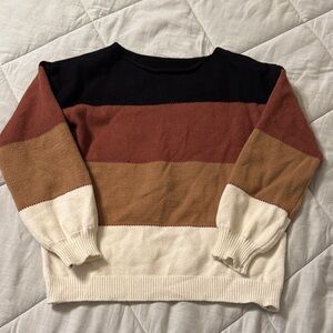 Multicolor Striped Sweater